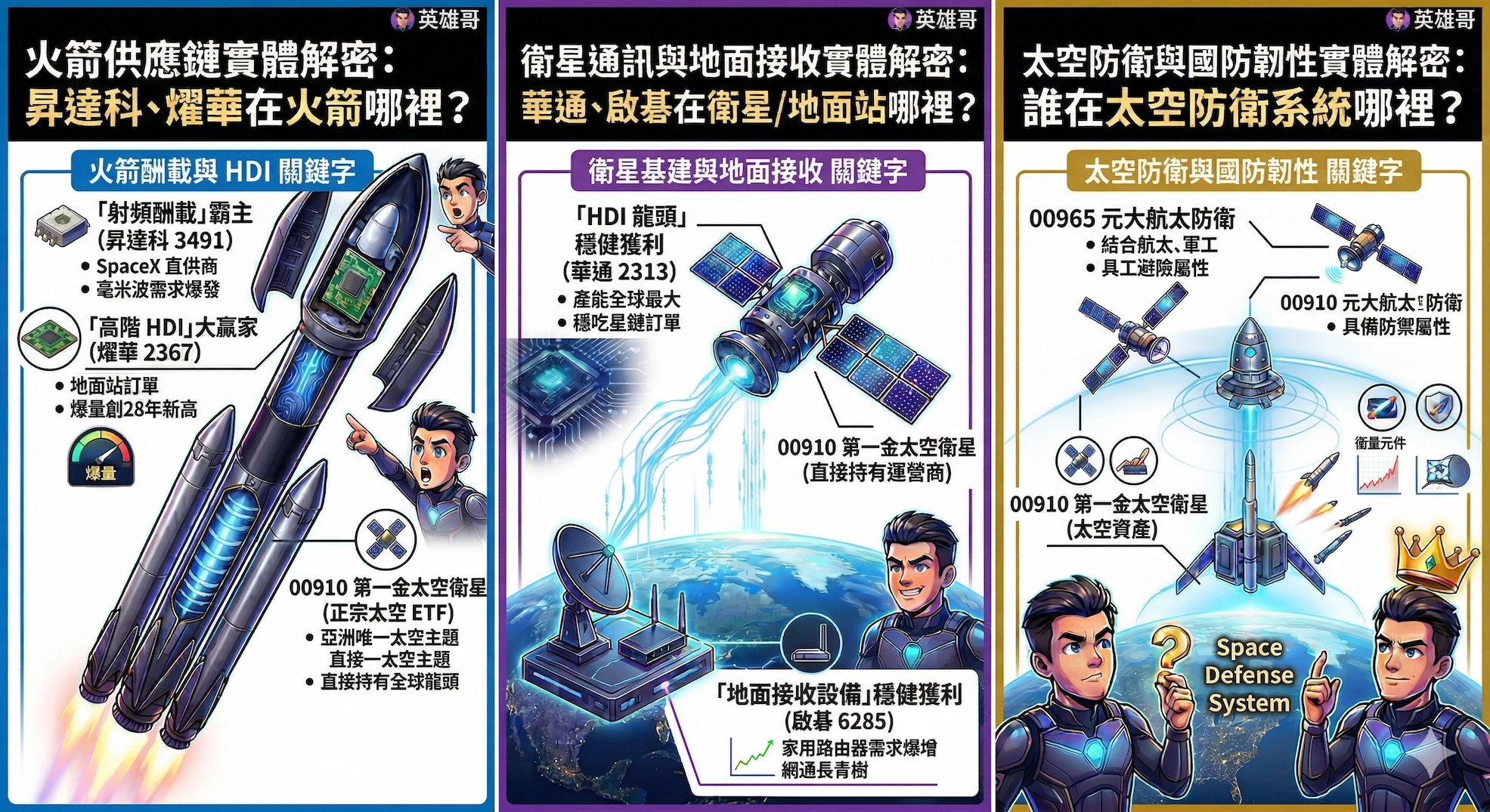 【英雄哥專欄】SpaceX上市倒數！2,000億太空紅利，哪檔 ETF 能吃飽？