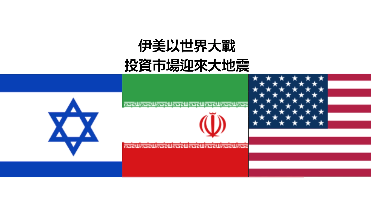 2026中東戰爭投資影響分析圖-英雄哥現金流策略